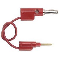 BANANA PLUG TO PIN TIP RED