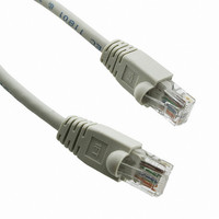 CABLE RJ45 CAT5E W/BOOT 25' GRY