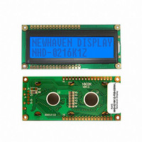 LCD MOD CHAR 2X16 BLUE TRANSFL