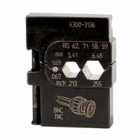 DIE SET FOR COAXIAL CABLE CONN