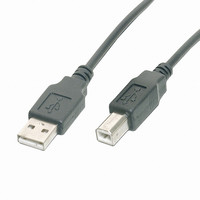 CABLE USB 2.0 A-B MALE BLACK 1M