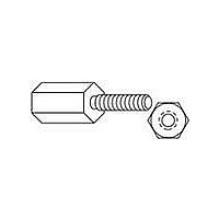 Threaded Standoff, Hexagonal, Male/Female, Passivated Stainless Steel 1.250 Inch Length, 4-40 Thread