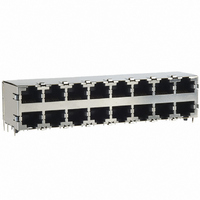 CONN MOD JACK 16PORT 8-8 R/A PCB