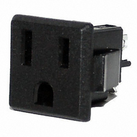 OUTLET PWR NEMA 5-15R SNAP-IN/FO