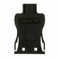 CONN CABLE COVER 15 POS BLACK
