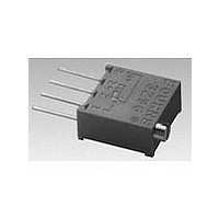 Trimmer Resistors - Multi Turn 3/8 MT CERMET 100uH SQ SEALED TRIMPOT