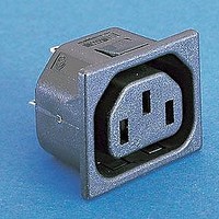 Power Entry Modules SNAP-FIT 3MM PANEL 6.3MM TAB