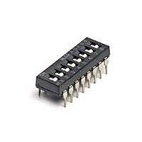 DIP Switches / SIP Switches FLUSH 100mA DIP