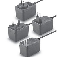 Plug-In AC Adapters 25W 100-240VAC 5V 4.0A 2.1mm DC R/A