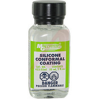 Protective Coating; Silicone Conformal Coating; UV Indicator; clear; 2 oz liquid