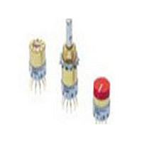 Rotary Switch,STRAIGHT,Number Of Positions:2,PC TAIL Terminal,ROTARY SHAFT,PCB Hole Count:10