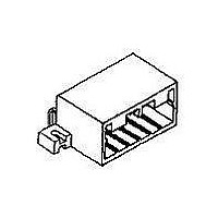 CONN RCPT 6POS W/PIN R/A TIN