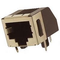 CAT3 RJ45 MODULAR JACK, 8POS, 1 PORT