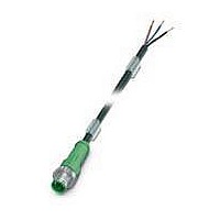 CABLE 5POS M12 PLUG-WIRE 1.5M