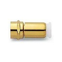 CONN PUSH-ON F MALE RG6 GOLD