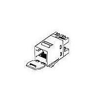 CONN JACK W/DUST CVR CT3 YELLOW