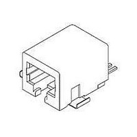 Phone Connector,PCB Mount,6 Contacts,PIN,SURFACE MOUNT Terminal,LOCKING MECH