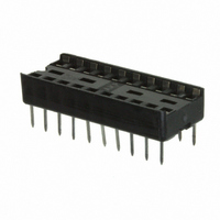 DIP SOCKET, 20POS, THROUGH HOLE