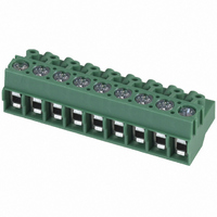 TERM BLOCK PCB 9POS 5.0MM GREEN