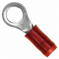 TERMINAL, RING TONGUE, #10, CRIMP, RED