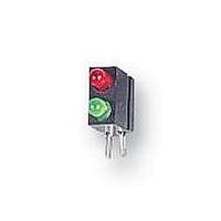 INDICATOR, LED PCB, 2-LED, RED / GREEN