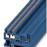 DIN Rail Terminal Blocks PIT 1,5/S-TWIN/1P BU