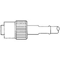 RF/COAXIAL MINIATURE THREADED PLUG CRIMP