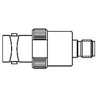 RF/COAXIAL ADAPTER, BNC JACK-SMA JACK