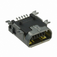 CONN USB MINI AB 5POS R/A SMD