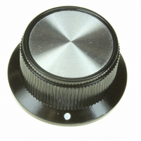 STRAIGHT KNURLED KNOB WITH IND, 6.35MM