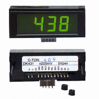 LCD DPM +5V 2V 3.5 DIGIT -GREEN