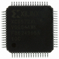 IC CPLD 1.6K 72MCELL 64-VQFP