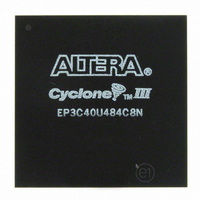 IC CYCLONE III FPGA 40K 484UBGA
