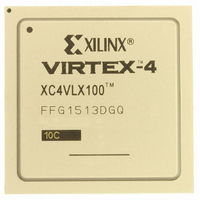 IC FPGA VIRTEX-4 100K 1513-FBGA