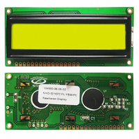 LCD MOD CHAR 2X16 YL/GN TRANSFL