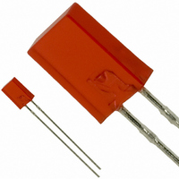 LED ORG/RED DIFFUSED 2X5MM RECT