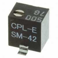 POT 50 OHM 4MM CERMET TOP SMD