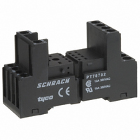 SOCKET RELAY DP DIN RAIL PT SER