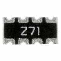 RES ARRAY 270 OHM 8TRM 4 RES SMD