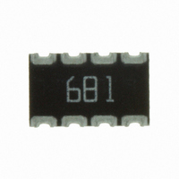 RES ARRAY 680 OHM 8TERM 4RES SMD