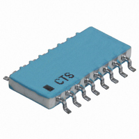 RES-NET ISO 3.3K OHM 16-PIN SMD