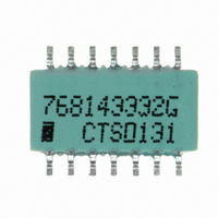 RES-NET ISO 3.3K OHM 14-PIN SMD