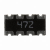 RESISTOR, ISO ARRAY, 4RES 4.7KOHM 5% SMD