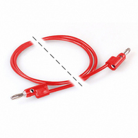 PATCH CORD STKG BANA PLG 36" RED