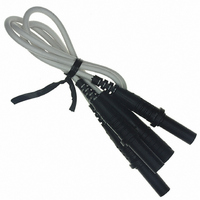 JUMPER TEST LEAD SET BLACK 12"