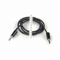 PATCHCORD BANA PLUG STKG 48" BLK